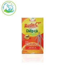 Rutin C 9+ Diếp Cá - Hộp 10 vỉ x 10 viên